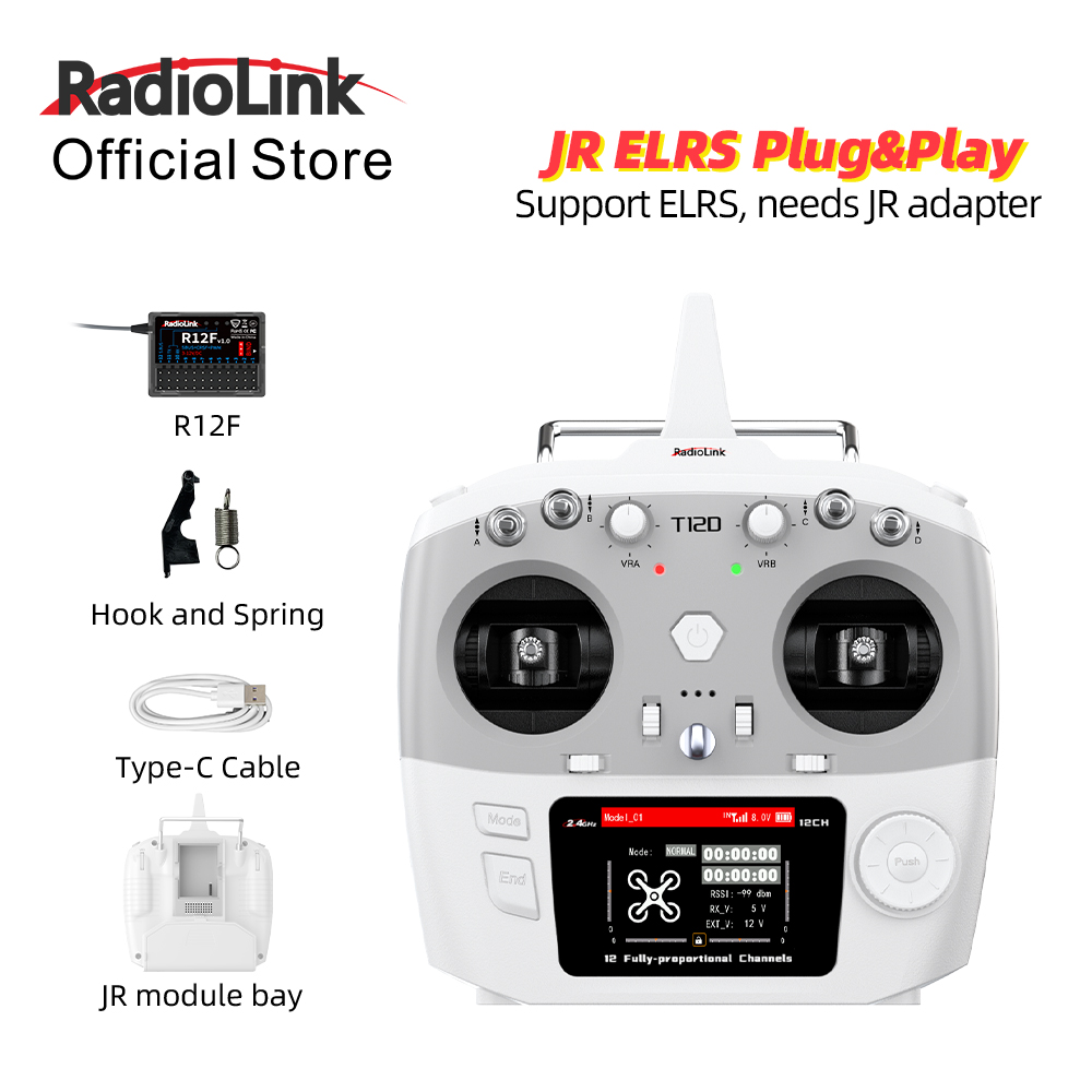 Drone Rc Leading - โมดูล RadioLink T12D JR 12CH 2.4GHz