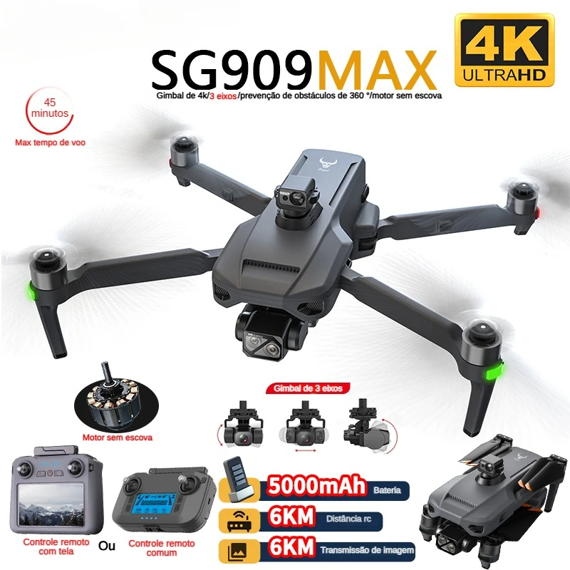 Drone Ae Rc - ZLL SG909 SG909MAX Professional Drone 4Kกล้อง
