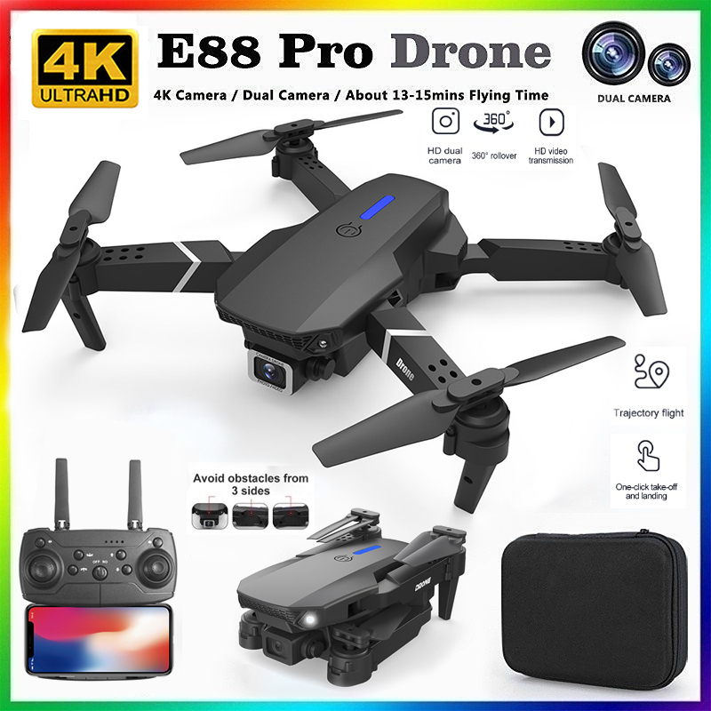 โดรนรุ่นใหม่ E88 ปี 2026 ระดับ - Drone E88 Rc Quadcopter บทวิจารณ์และราคา