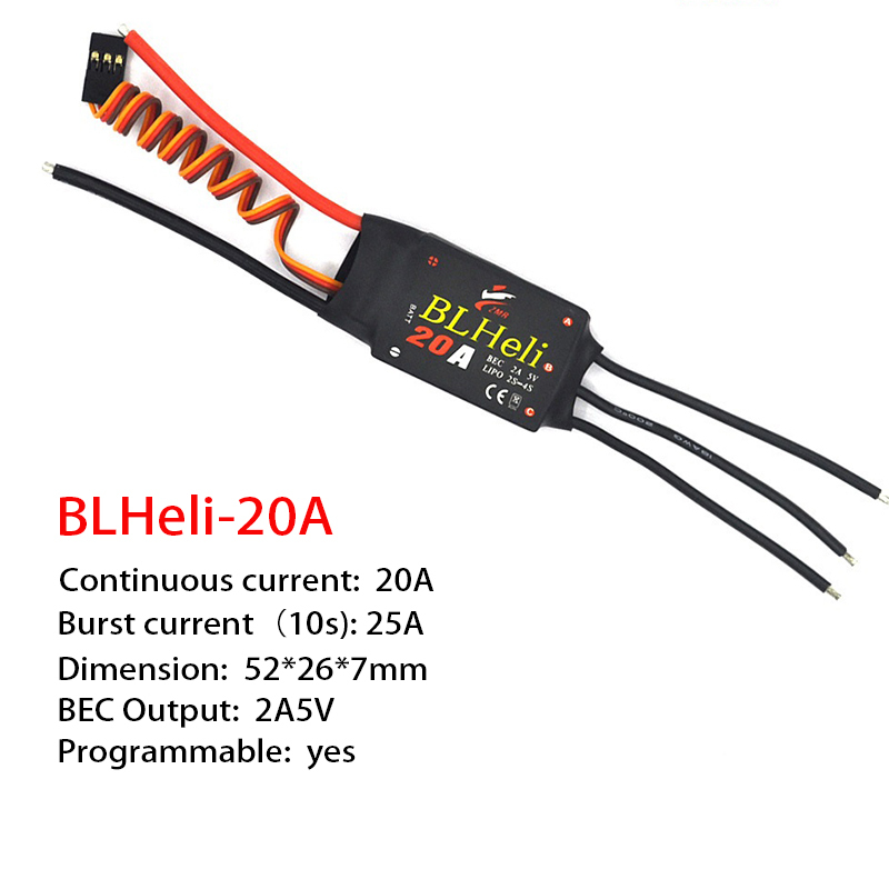 1-3 ชิ้น Brushless ESC BLHeli  - Drone Rc Toy บทวิจารณ์และราคา
