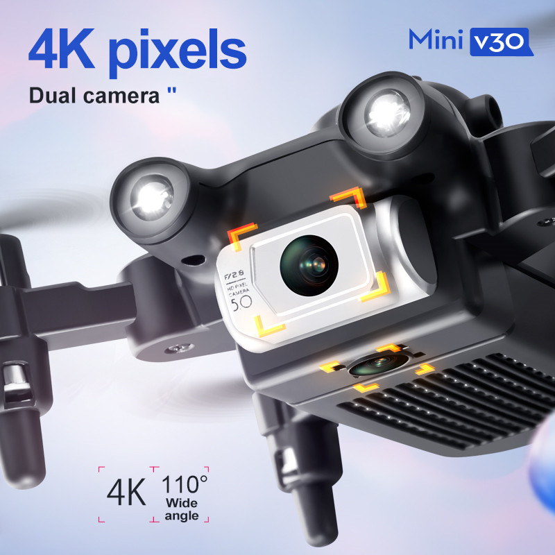 Mini V30 WiFi FPV Drone 4K HD  - Drone Ae Rc บทวิจารณ์และราคา