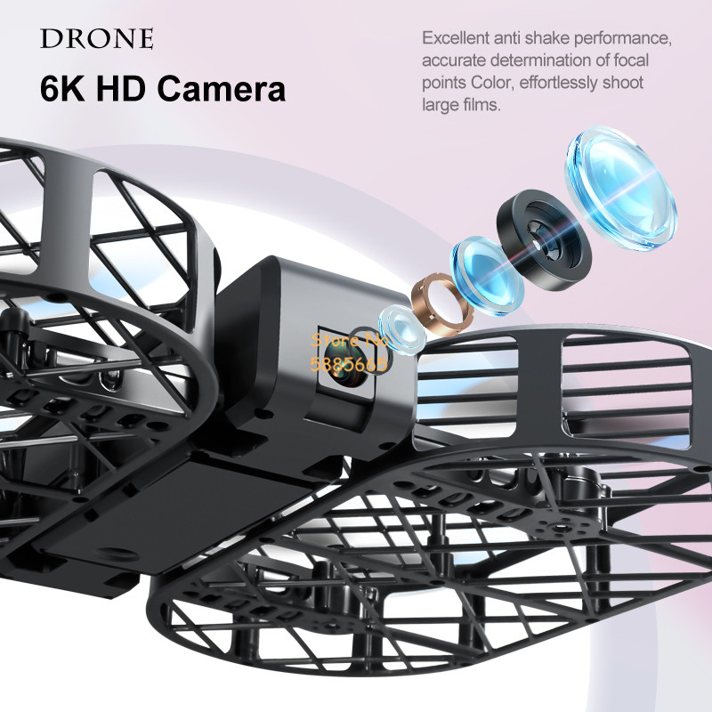 กล้อง 8K HD 360 °   การป้องกัน - Drone Ae Rc บทวิจารณ์และราคา