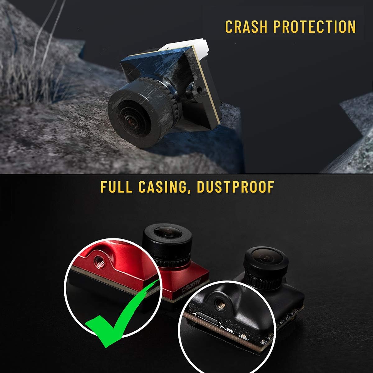 CADDX ไมโคร FPV กล้อง Ratel 2  - Drone Ae Rc บทวิจารณ์และราคา