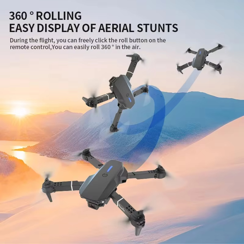 โดรนรุ่นใหม่ E88 ปี 2026 กล้อง - Drone E88 Rc Quadcopter บทวิจารณ์และราคา