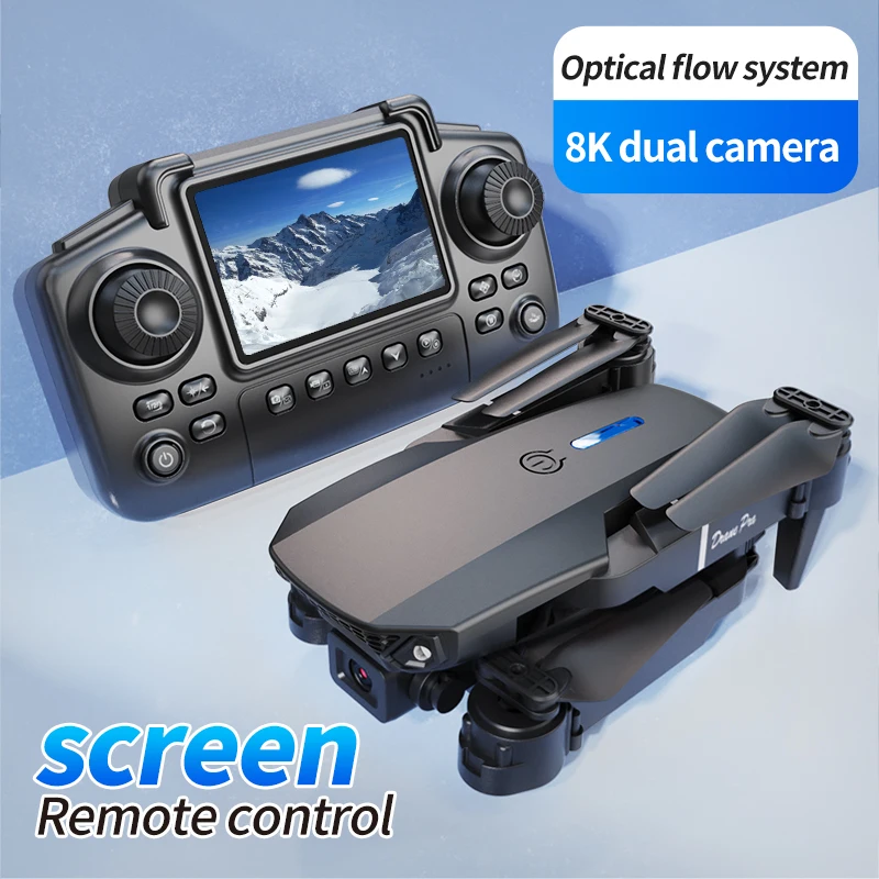 E88 PRO โดรนพร้อมหน้าจอ 4K HD  - Drone E88 Rc Quadcopter บทวิจารณ์และราคา